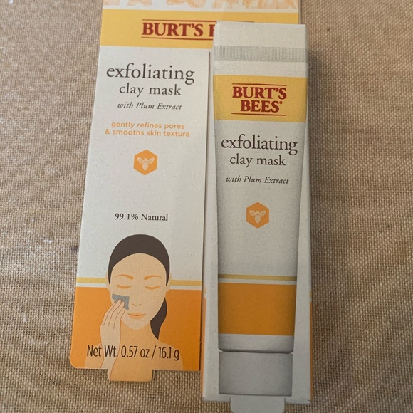 4 Burt’s Bees Exfoliating Clay Mask each tube is 057 oz. lot of 4 New in Package - Picture 4 of 7